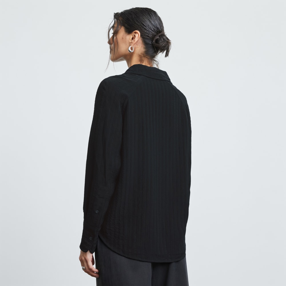 The City Stripe Shirt | Black