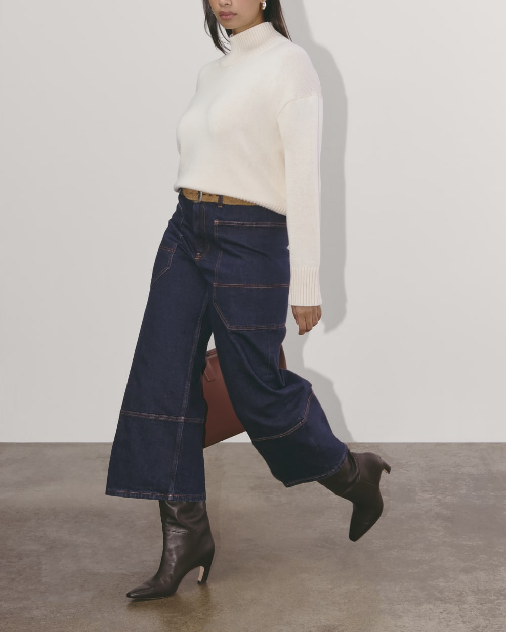 The Way-High® Gardener Cropped Jean | Deep Rinse