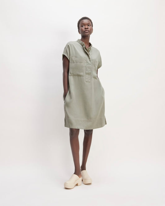 The TENCEL™ Easy Workwear Dress | Sage Green