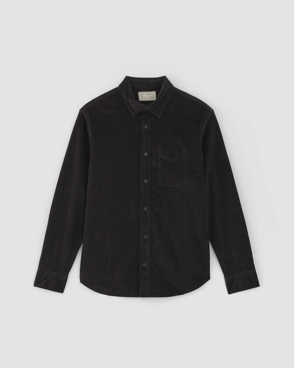 The Relaxed Corduroy Shirt  | Black