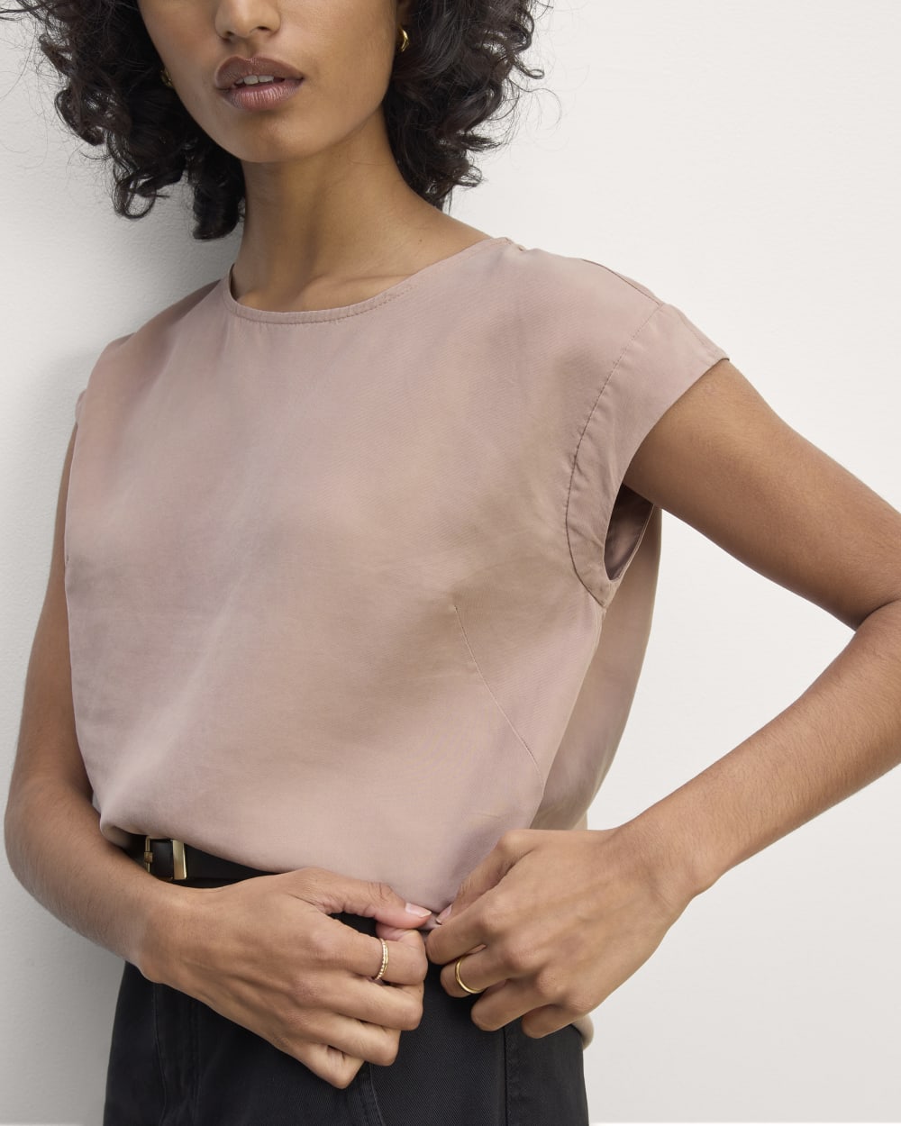 The Muscle Top in Butterlite | Dusty Rose