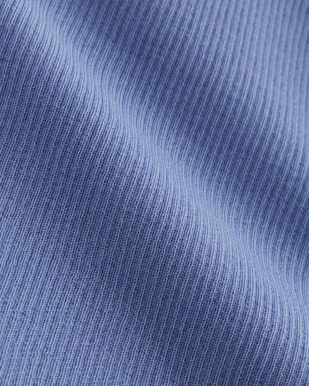 The Polo in Ultrasoft Merino | Bluebell