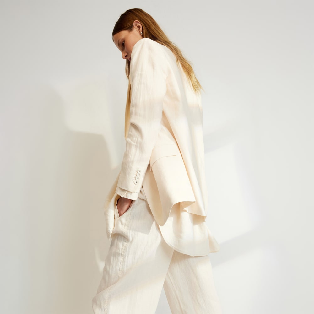 The Oversized Blazer in Linen | Canvas