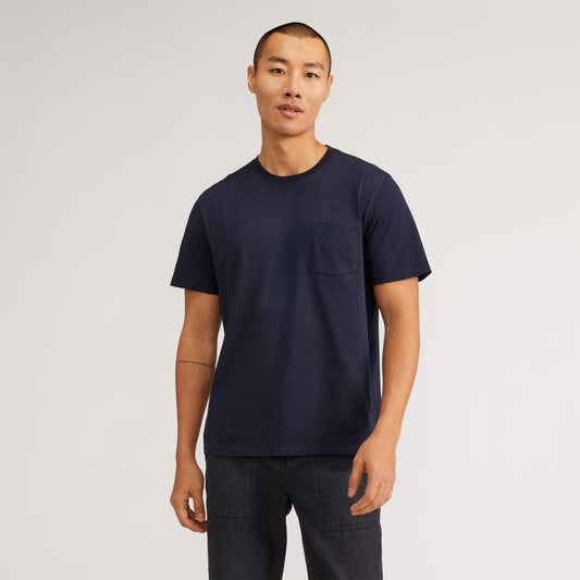 The Premium-Weight Pocket Tee | Uniform | Deep Navy