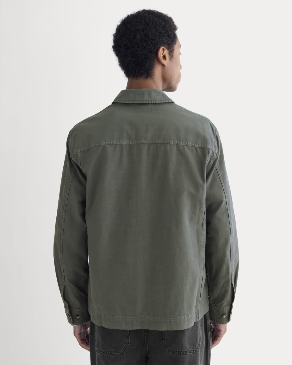 Utility Shirt Jacket | Washed Black