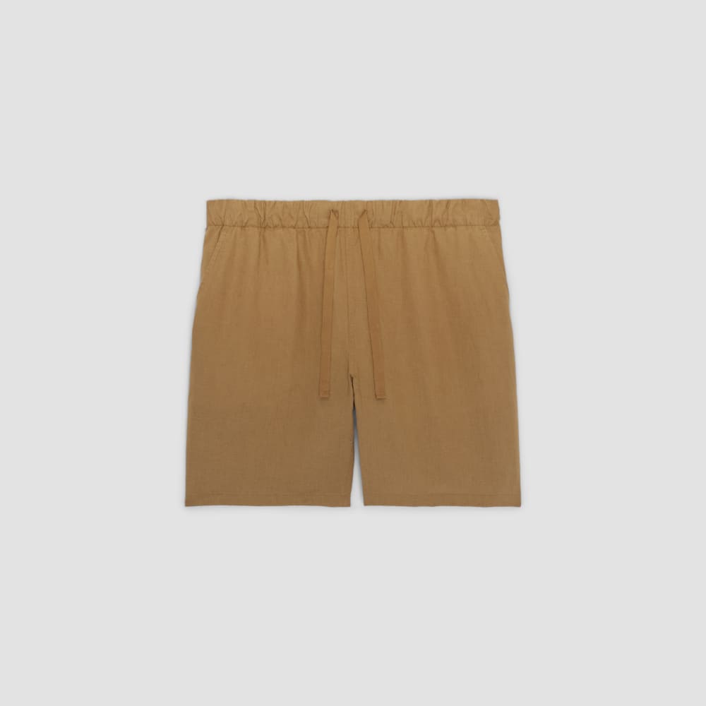 The Linen Easy Short | Toasted Coconut