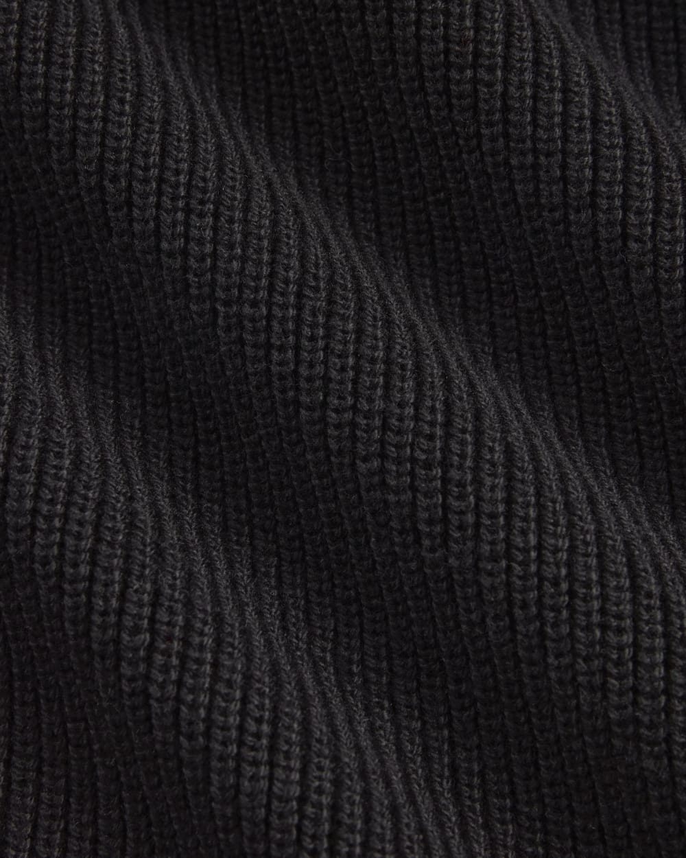 The Slouchy Funnel Neck in Everyday Cotton | Black