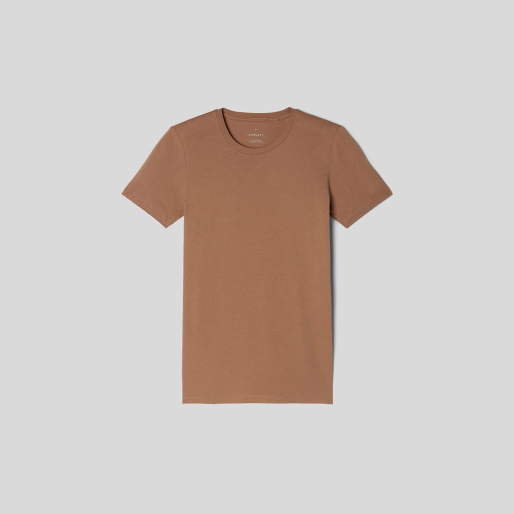 The Organic Cotton Crew Tee | Carob Brown