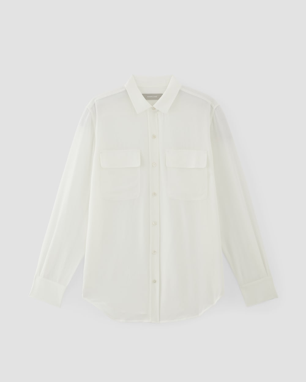 The Utility Shirt in Washable Silk | Off-White