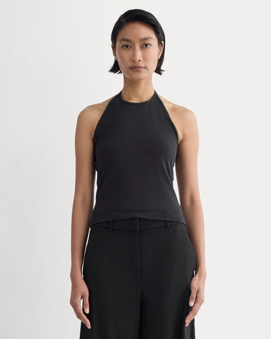 The Form Halter Top | Black