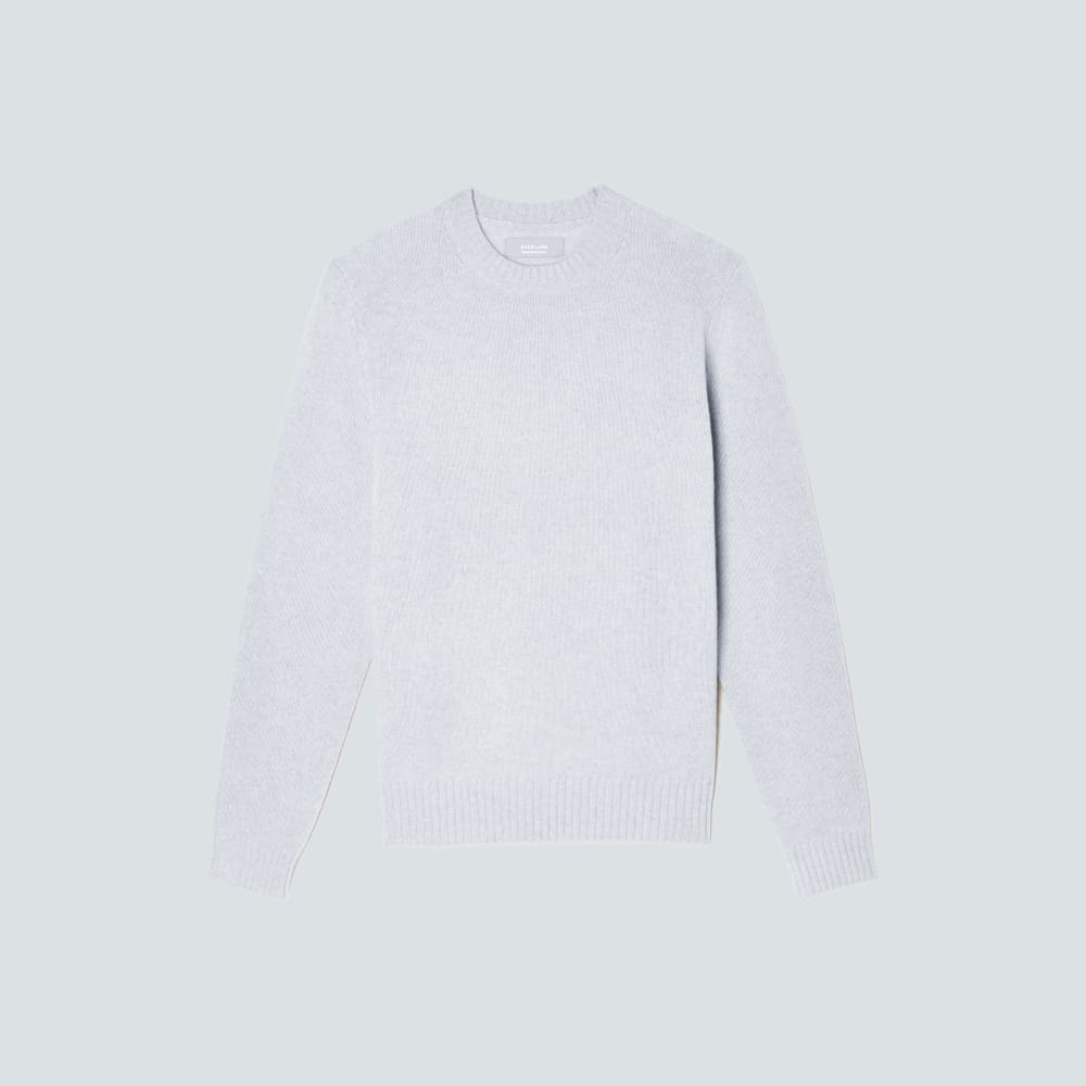 The Everyone Cashmere Crew | Pale Heather Grey