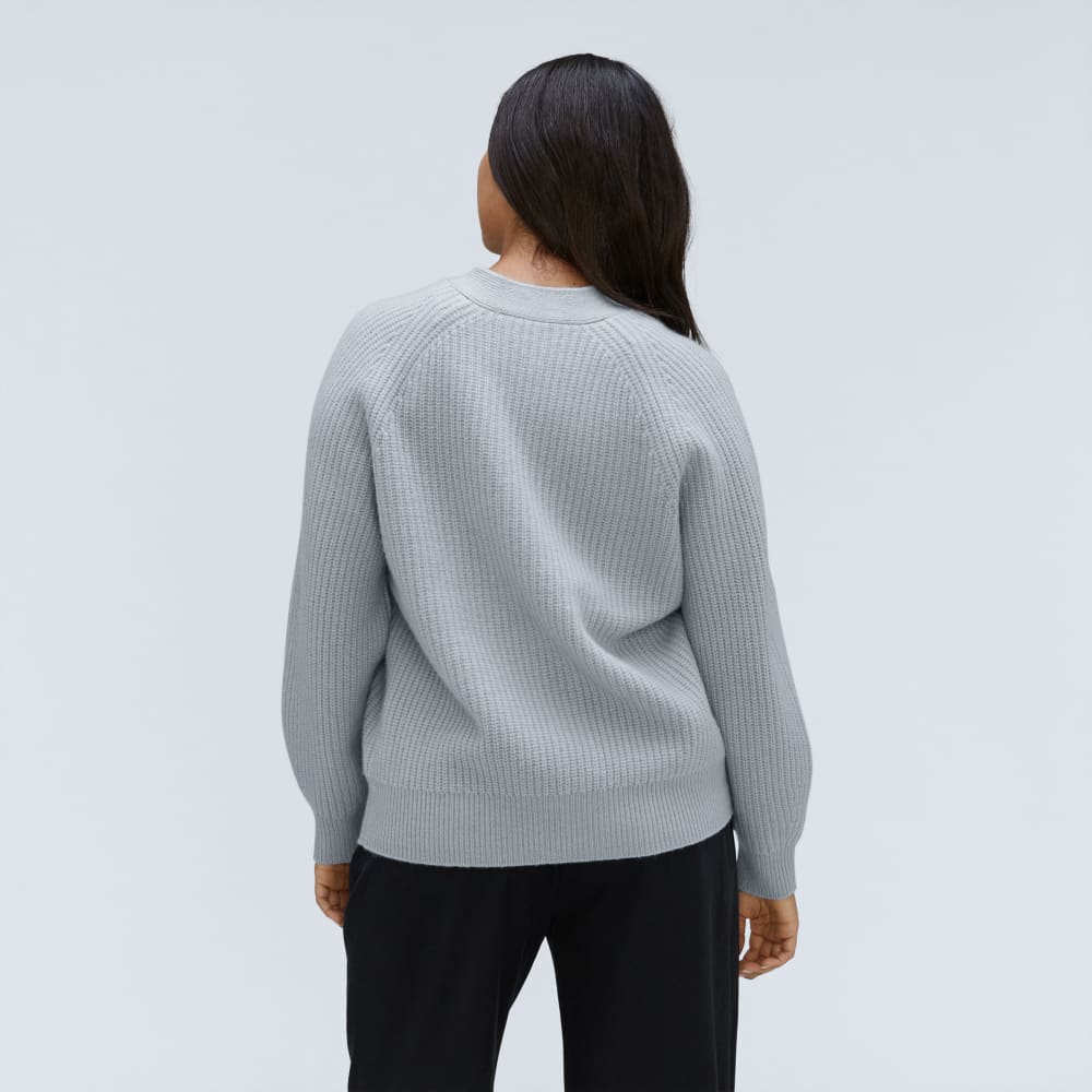 The Felted Merino Cardigan | Sky