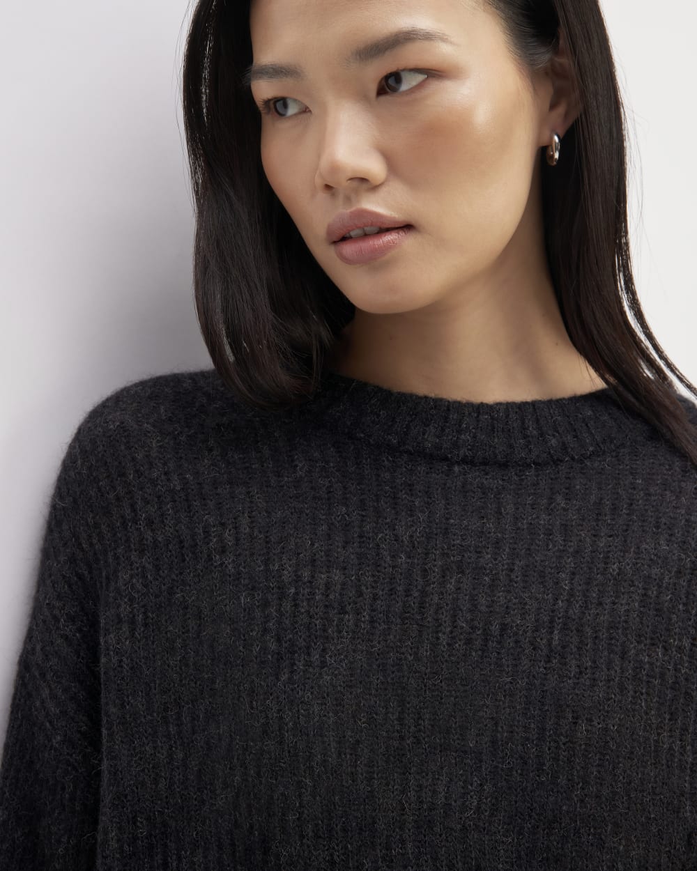 The Cocoon Crew in Alpaca | Heathered Black