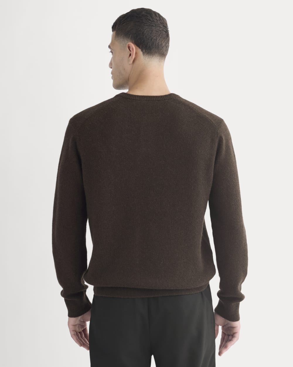 Henley in Wool Cashmere | Americano