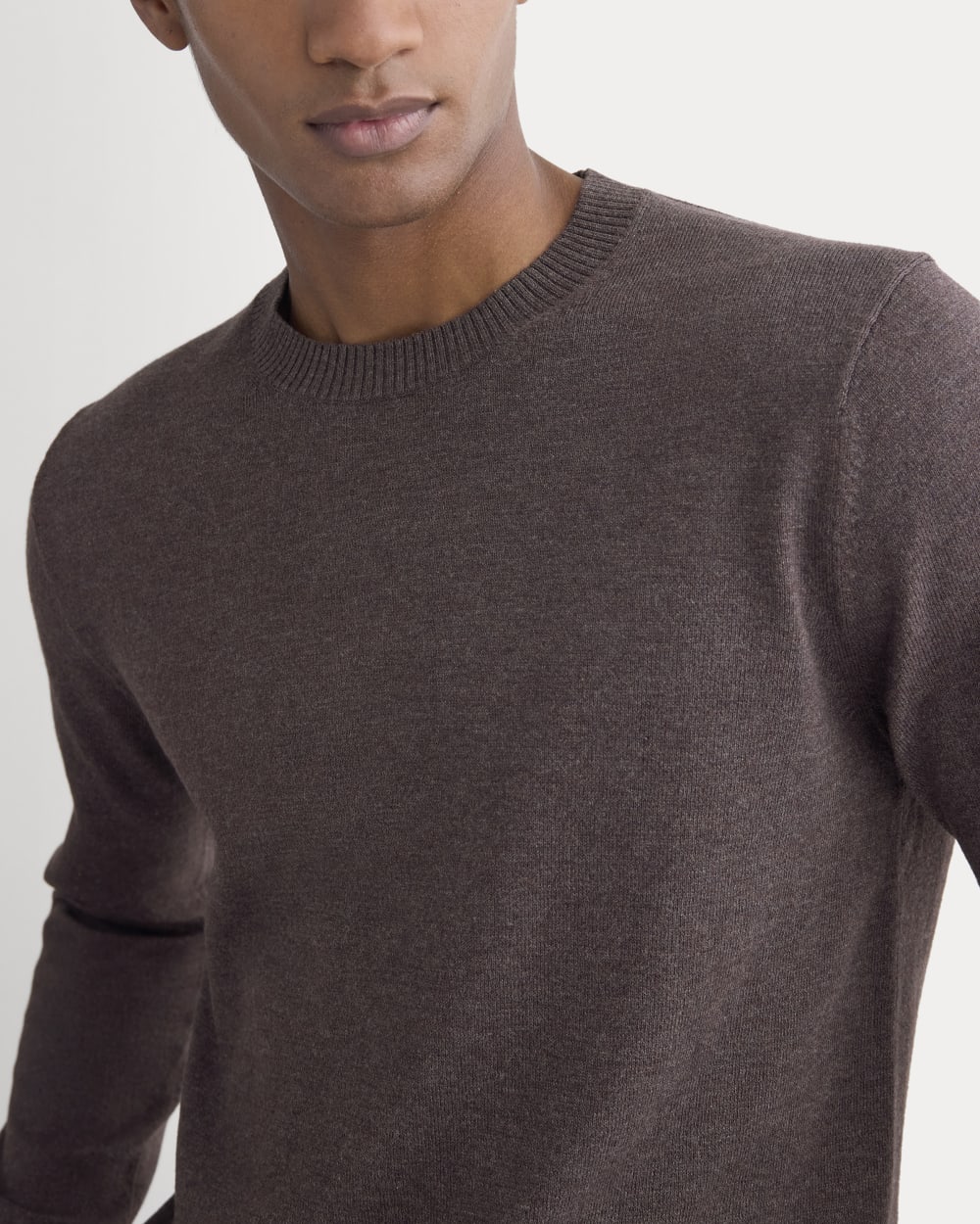 The No-Sweat Sweater | Uniform | Heathered Burgundy