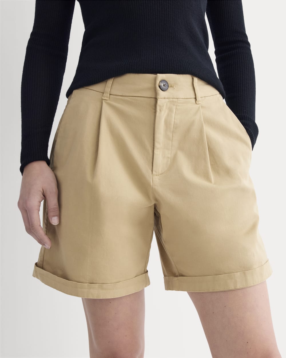 The Pleated Chino Short | Classic Khaki