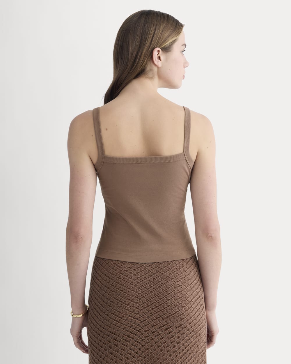 The Essential Square-Neck Tank | Mocha