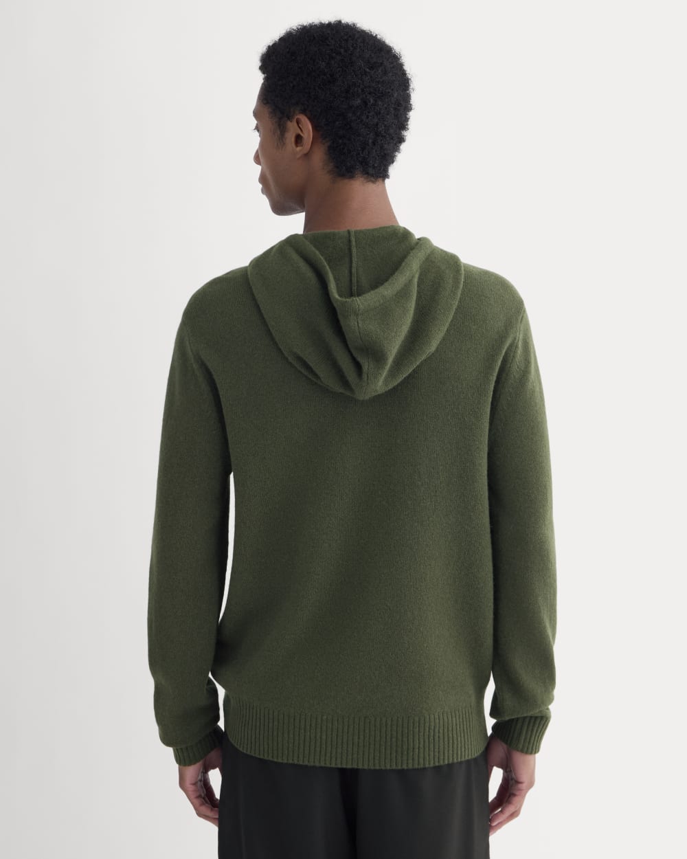 The Felted Merino Hoodie | Dark Forest