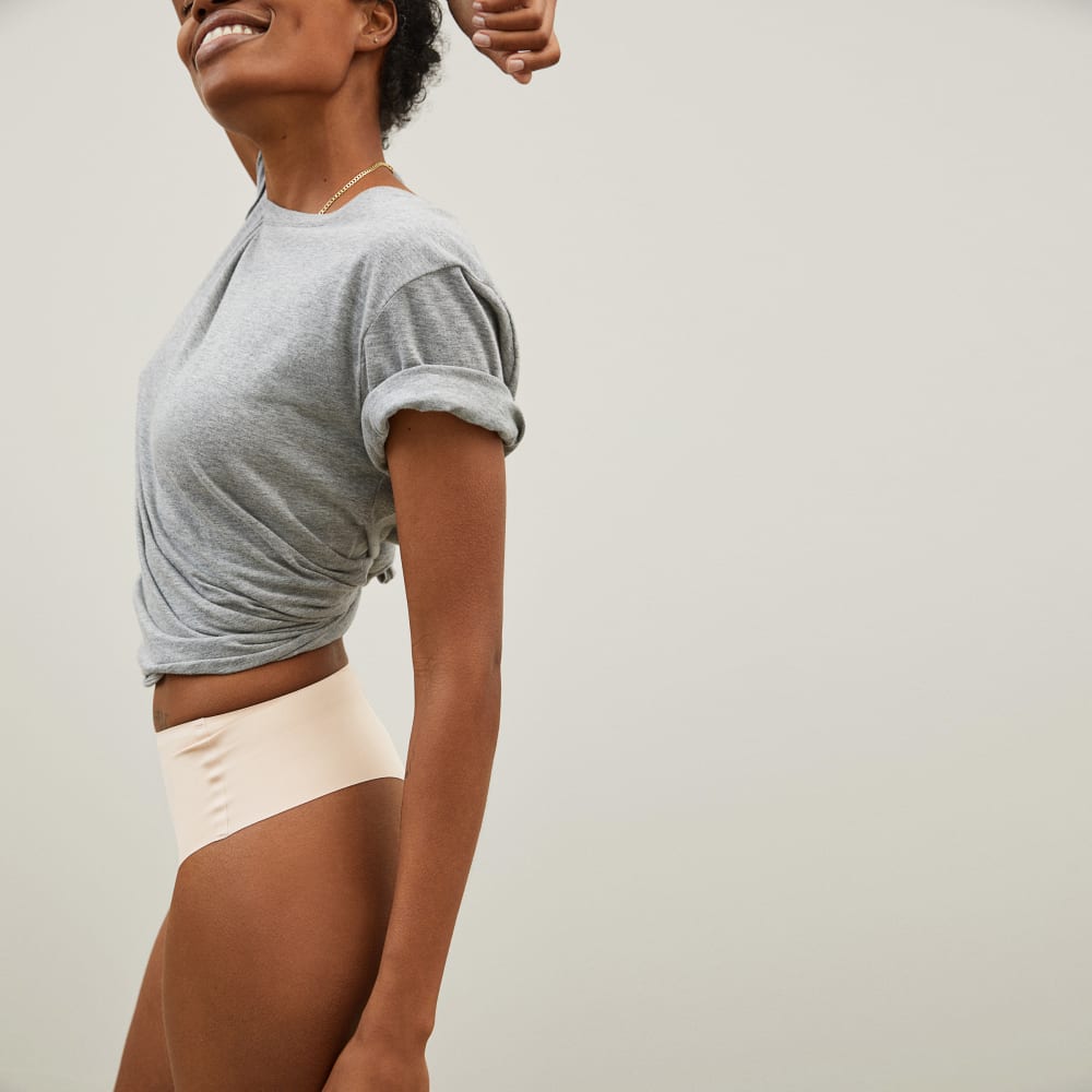 The Invisible High-Rise Thong | Light Tan