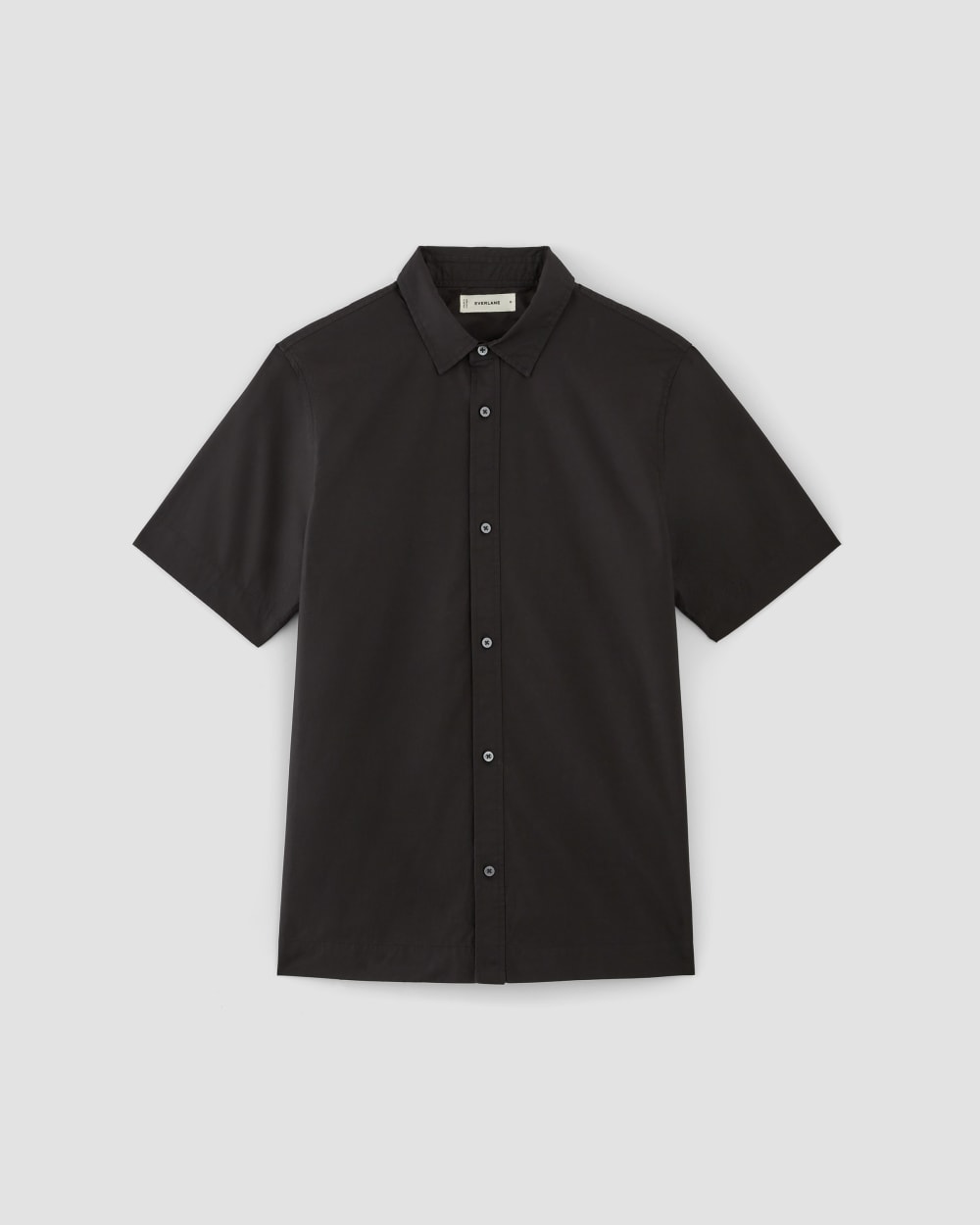 The Supima® Short-Sleeve Poplin Shirt | Black