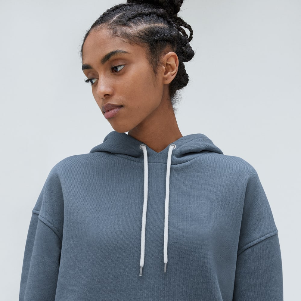 The Track Organic Cotton Popover | Faded Blue