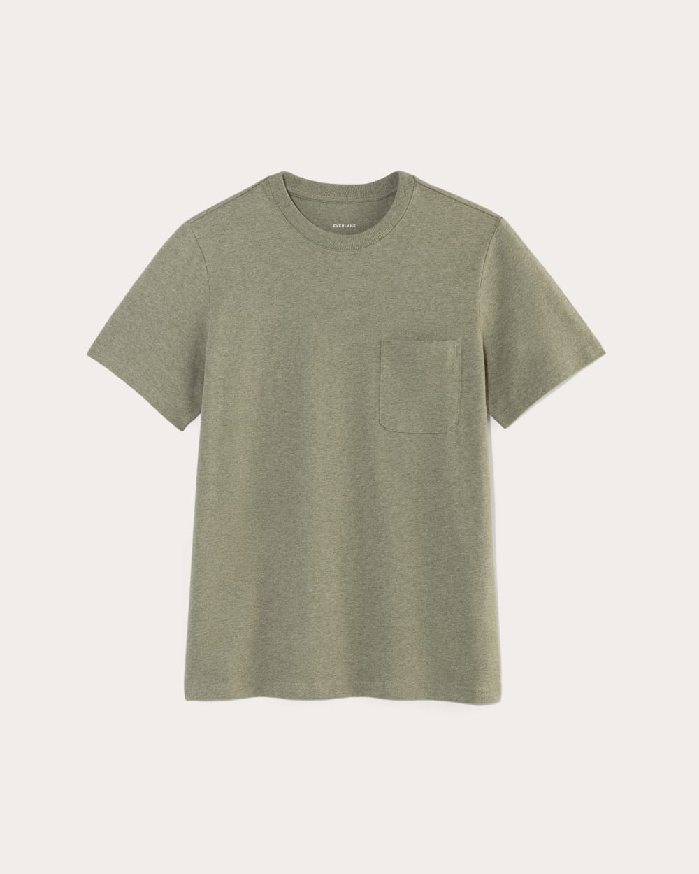 The Premium-Weight Pocket Tee | Uniform | Heather Sage Green