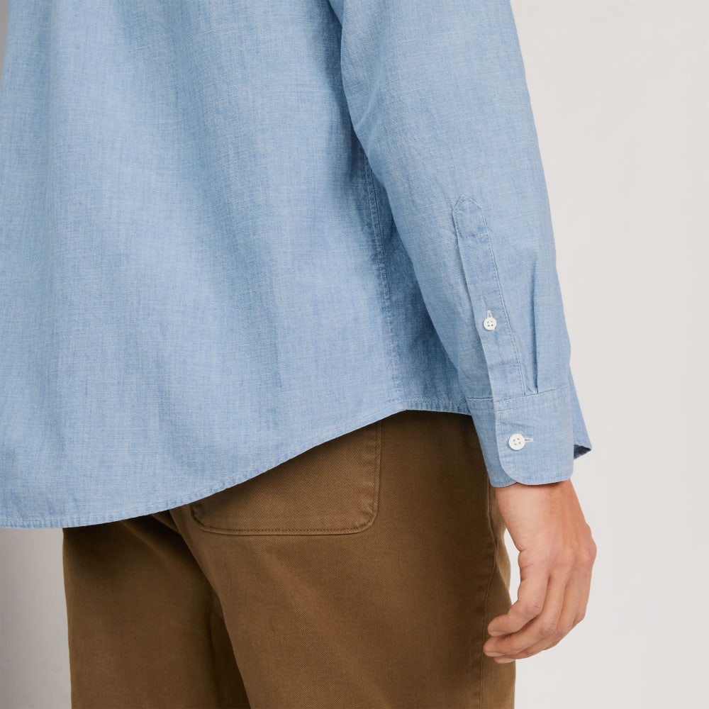 The Relaxed Organic Chambray Shirt  | Mid ReChambray