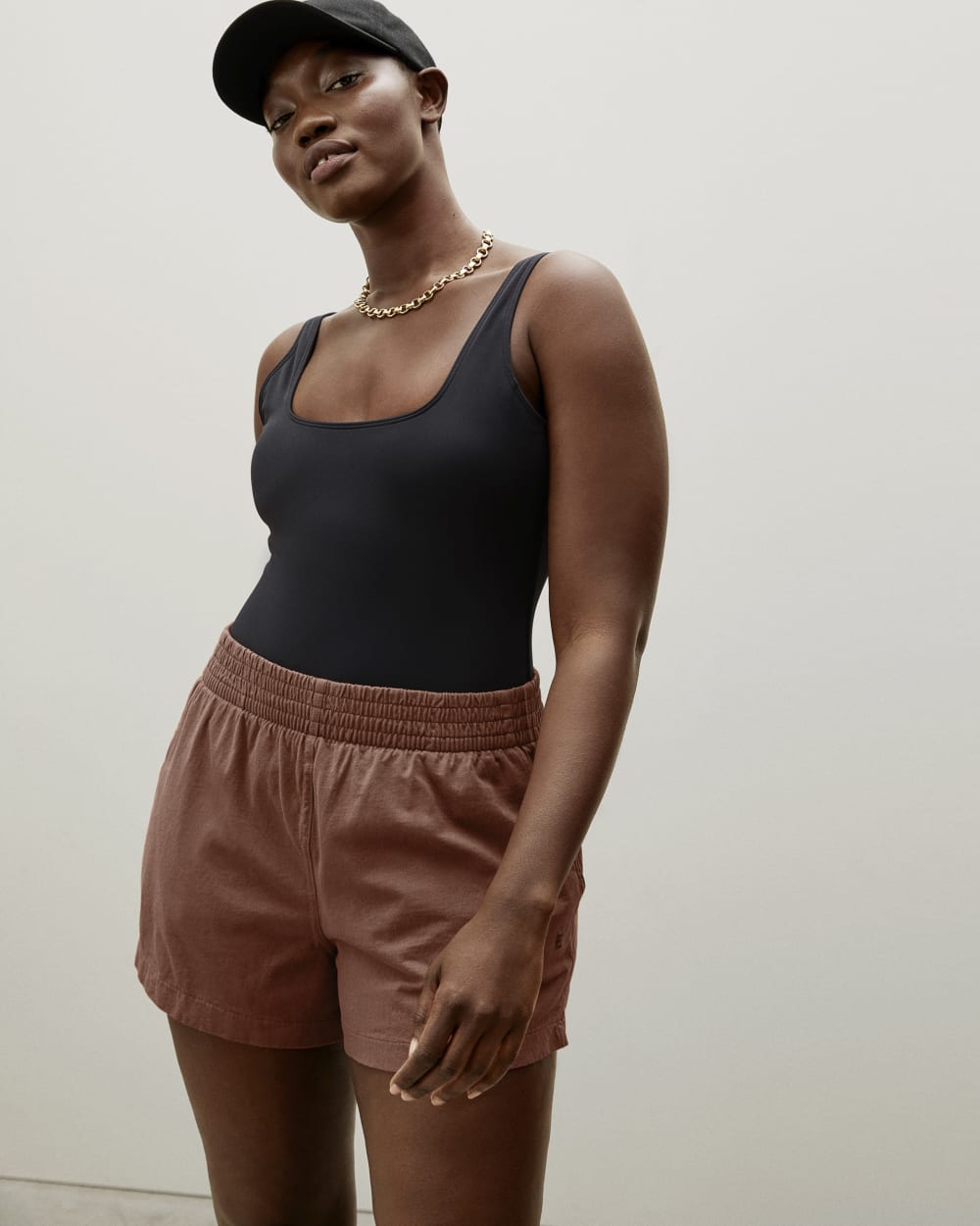 The Retro Jersey Short | Caramel