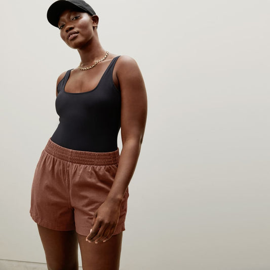 The Retro Jersey Short | Caramel