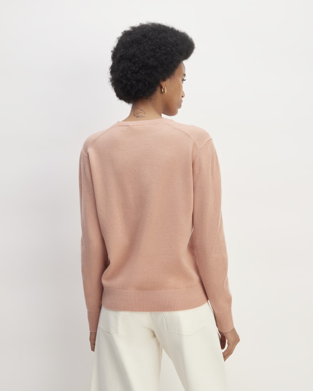 The Classic Crew in Cashmere | Blush Pink