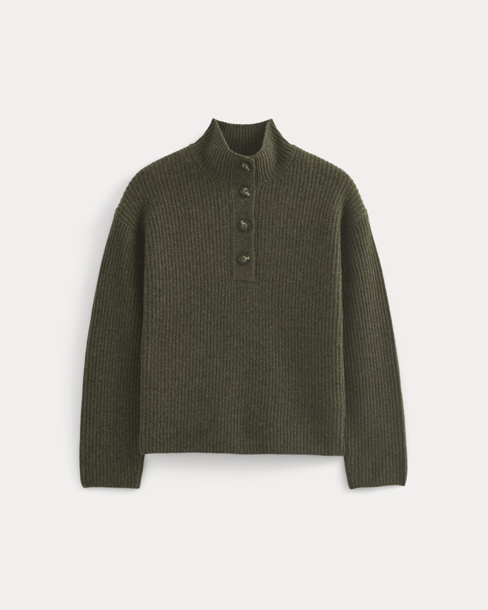 The Cocoon Henley in Wool Cashmere | Heather Beech