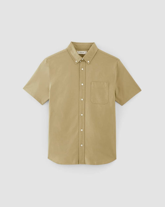 The Organic Short Sleeve Oxford Shirt | Cornstalk