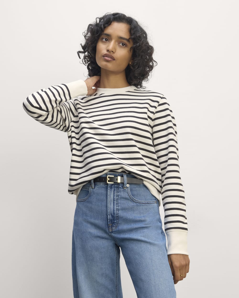 The Off-Duty Terry Crew | Bone / Black