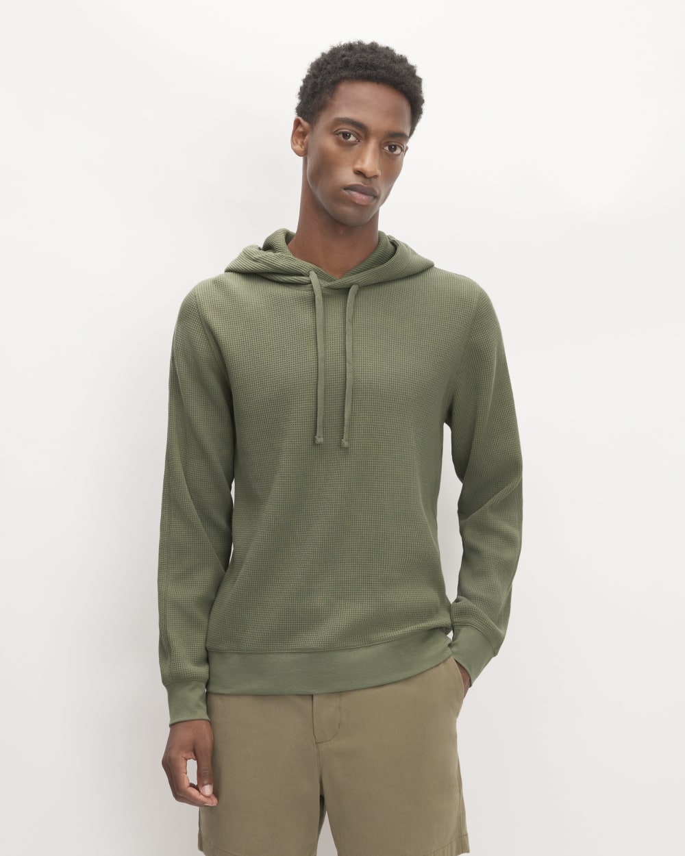 The Waffle-Knit Hoodie | Kalamata
