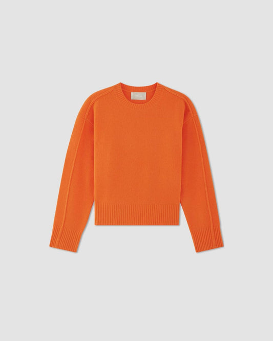 The Good Merino Wool Crewneck Sweater | Orange
