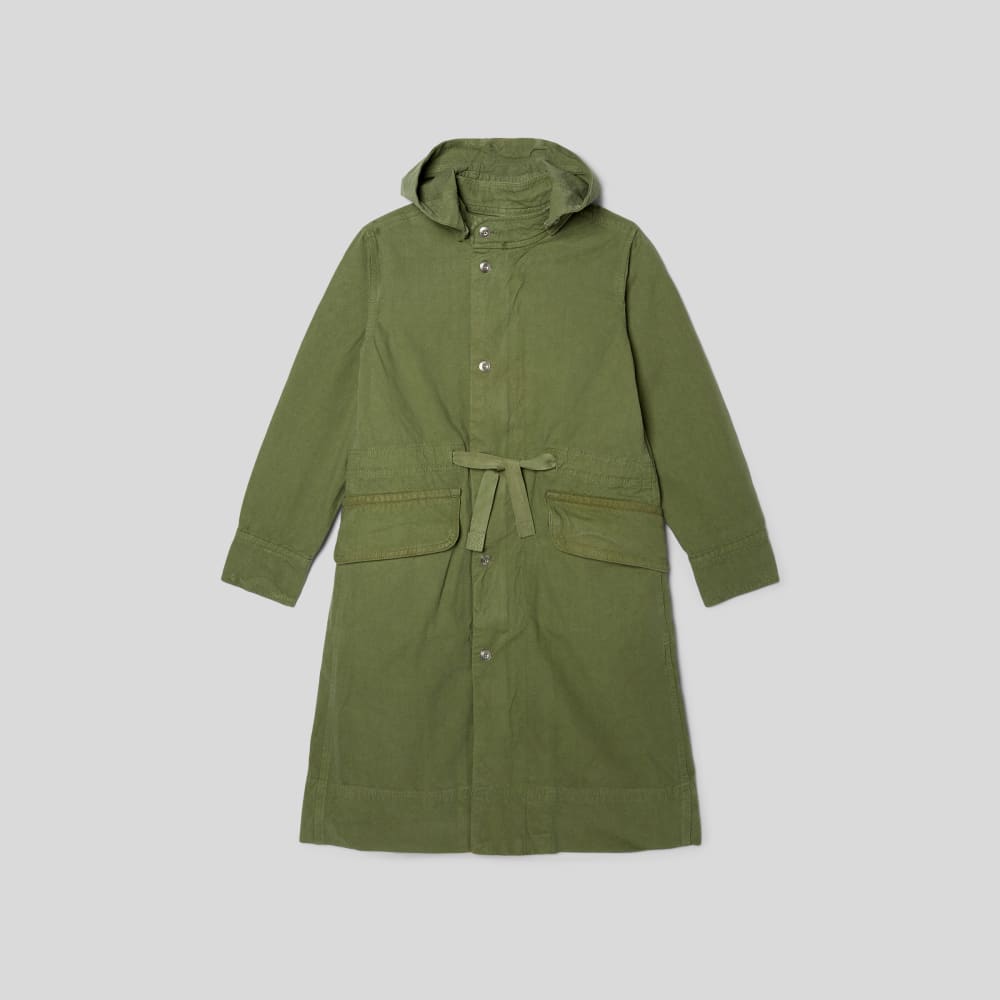 The Canvas Organic Cotton Parka | Forest Green
