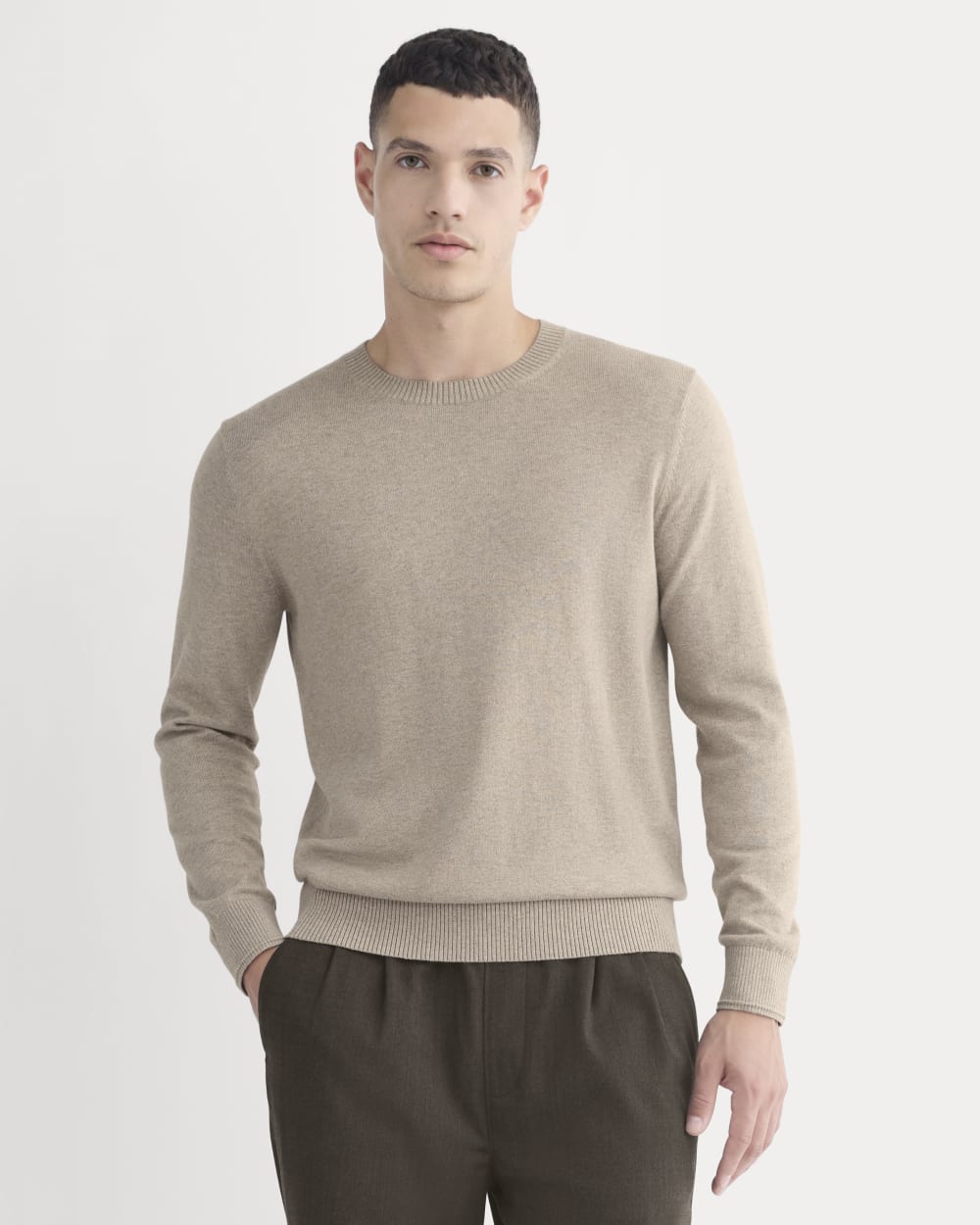 The No-Sweat Sweater | Uniform | Heathered Oatmeal