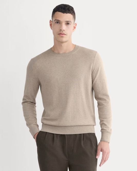 The No-Sweat Sweater | Uniform | Heathered Oatmeal