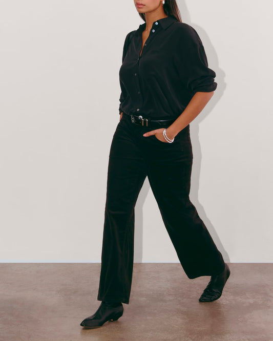 The Mid-Way Pant in Corduroy | Black