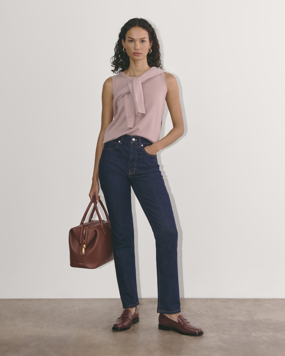 The Classic Tank in Cashmere | Dusty Rose