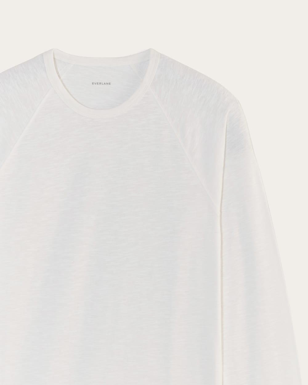 The Rec Long-Sleeve Crew | White