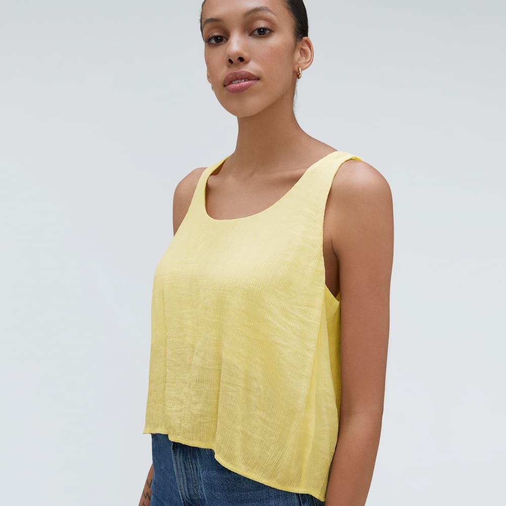 The Naia™ Ripple Tank | Pastel Yellow