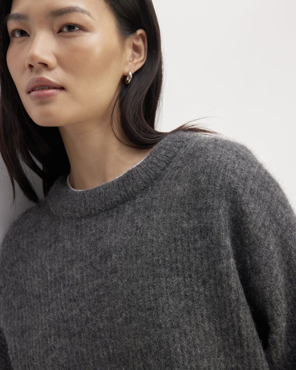 The Cocoon Crew in Alpaca | Heather Charcoal