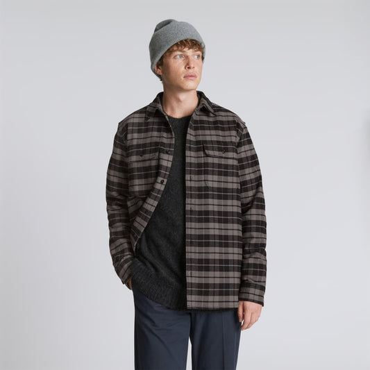 The Heavyweight Overshirt | Uniform | Pewter Plaid
