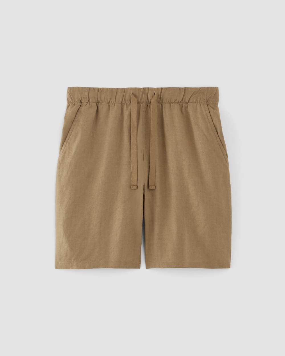 The Linen Easy Short | Toasted Coconut