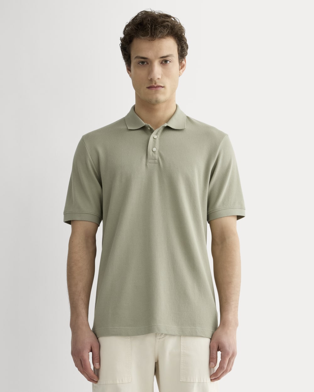 The Pique Polo | Eucalyptus