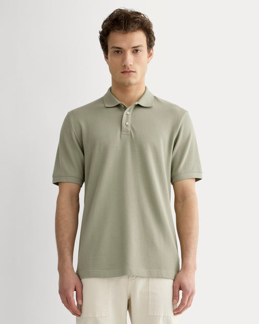The Pique Polo | Eucalyptus