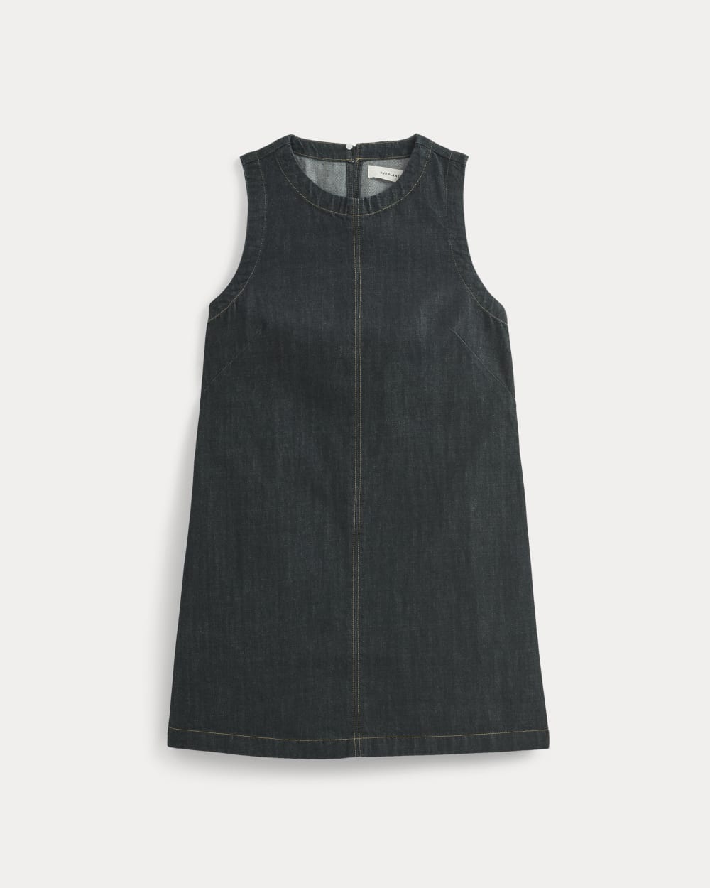 The Denim Shift Dress | Dark Indigo