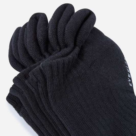 The Organic Cotton Ankle Sock 3-Pack | Black