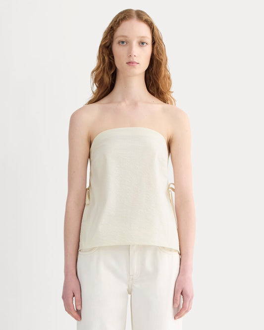 The Seersucker Tube Top | Bone